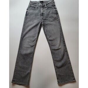 MOTHER High Waisted Rider Ankle Jeans Womens 24 Gray Northern Lights Straight